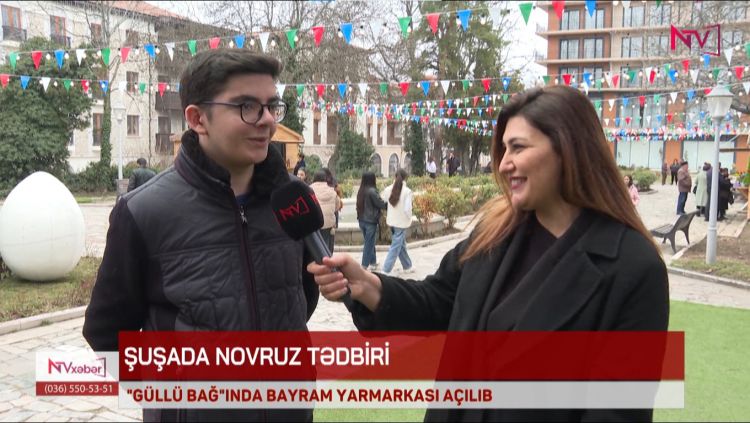 "GÜLLÜ BAĞ"INDA BAYRAM YARMARKASI TƏŞKİL OLUNUB<font color=red> - VİDEO</font>