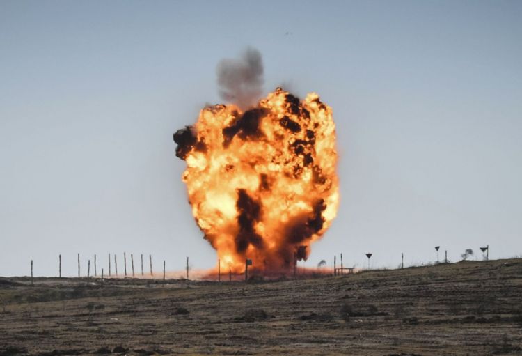 Ağdam sakini keçmiş təmas xəttində minaya düşüb