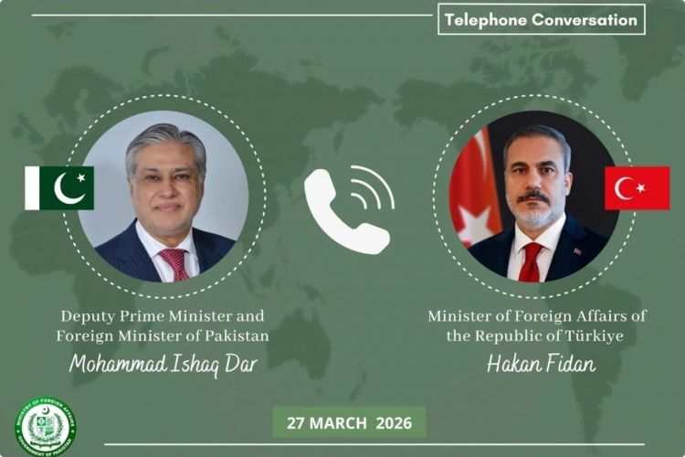 Pakistan və Türkiyənin XİN başçıları Yaxın Şərqdəki gərginliyi müzakirə ediblər