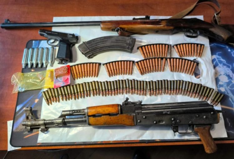 Qanunsuz saxlanılan odlu silah-sursatın aşkar olunaraq götürülməsi istiqamətində tədbirlər davam etdirilir