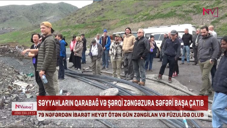 Füzuli səfəri ilə beynəlxalq səyyahların Qarabağ turu başa çatıb<font color=red> - VİDEO</font>