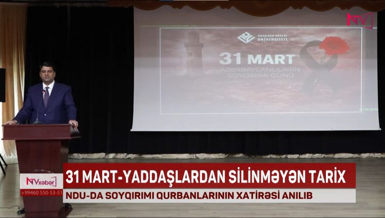 NDU-da 31 Mart – Azərbaycanlıların Soyqırımı Günü yad edilib<font color=red> - VİDEO</font>