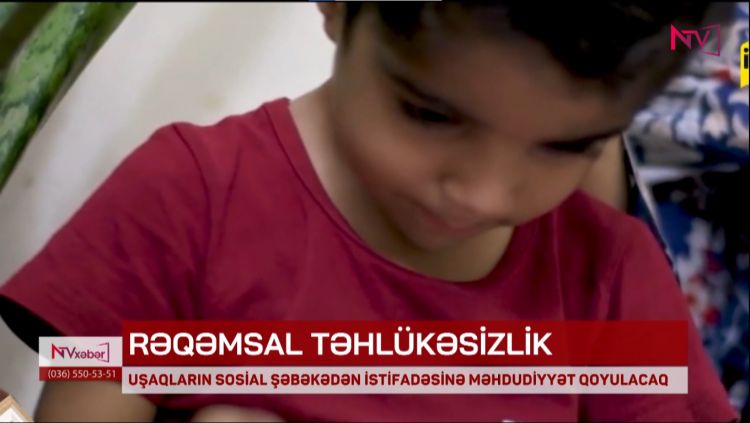 UŞAQLARIN SOSİAL ŞƏBƏKƏDƏN İSTİFADƏSİNƏ MƏHDUDİYYƏT QOYULACAQ<font color=red> - VİDEO</font>