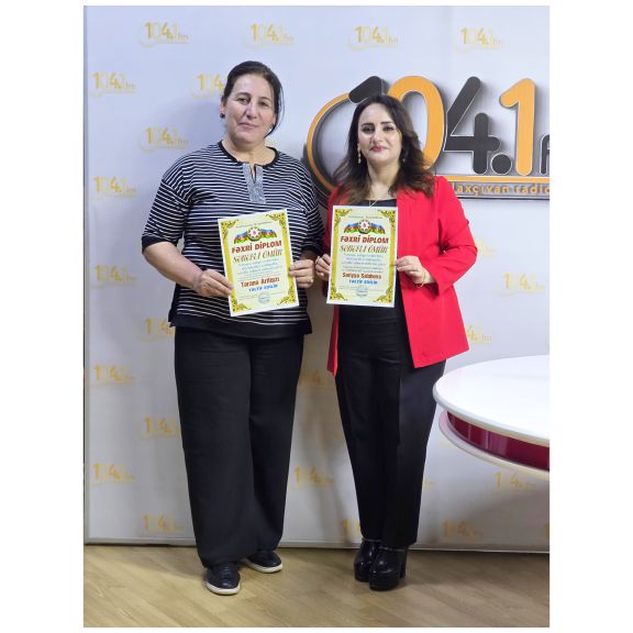 Naxçıvan televiziyasının əməkdaşları təltif olunub