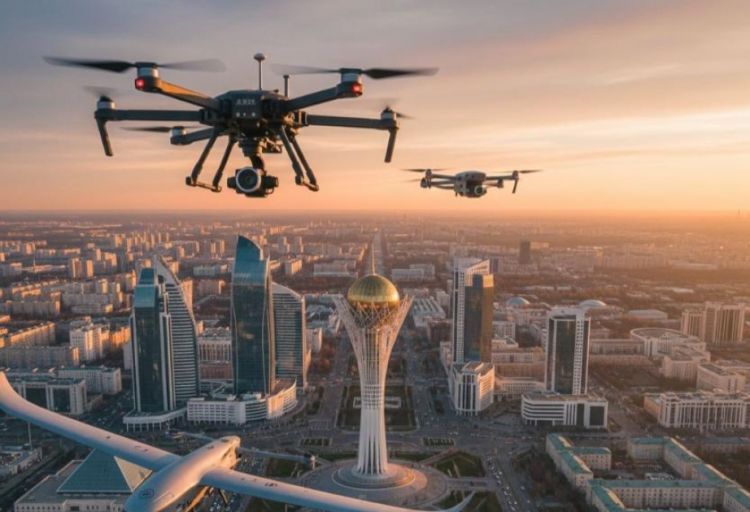 Qazaxıstan icazəsiz dron uçuşlarının qadağan olunması barədə xəbərdarlıq edib