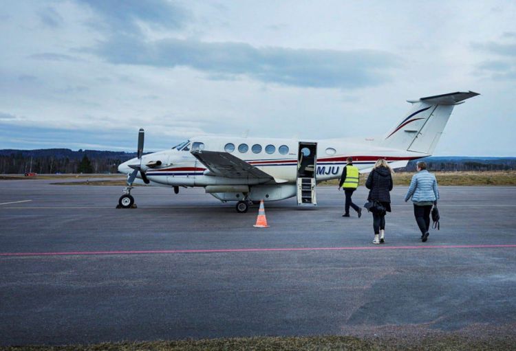 İsveçdə daxili aviareyslərin sayı minimum həddə qədər azaldılır