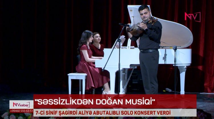 7-Cİ SİNİF ŞAGİRDİ ALİYƏ ABUTALIBLI SOLO KONSERT VERİB<font color=red> - VİDEO</font>