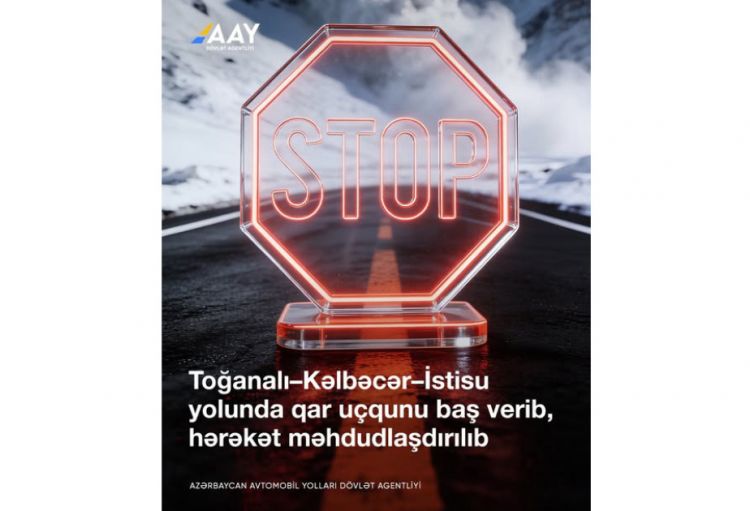 Toğanalı–Kəlbəcər–İstisu yolunda qar uçqunun fəsadlarının aradan qaldırılması üçün tədbirlər görülür