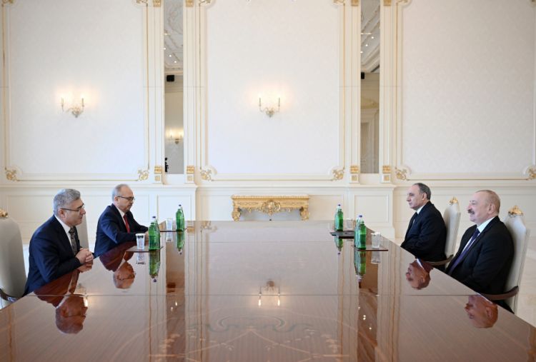 Prezident İlham Əliyev Türkiyə Ali Məhkəməsinin Baş prokurorunu qəbul edib<font color=red> - FOTOLAR</font>