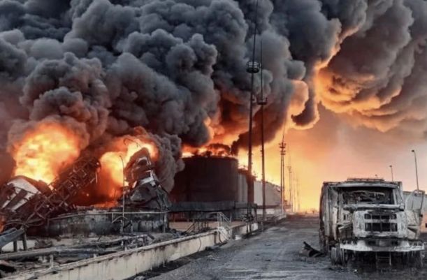 Ukrayna pilotsuz uçuş aparatları ilə Krımdakı neft bazasına hücum edib