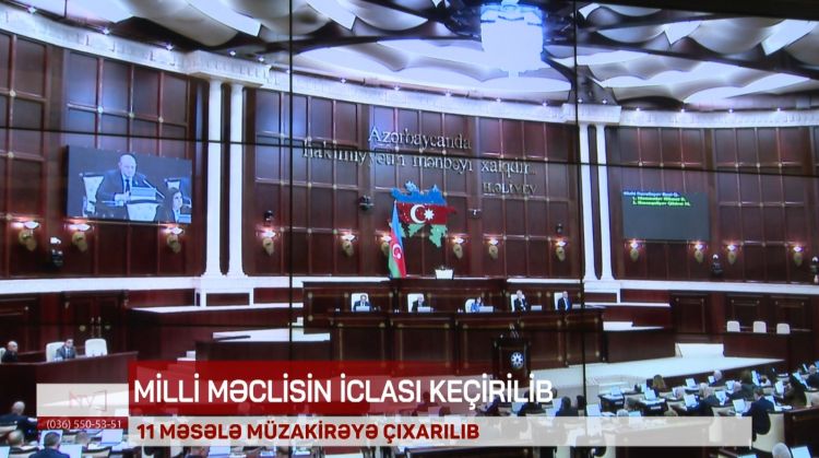 Milli Məclisin növbəti iclası keçirilib<font color=red> - VİDEO</font>