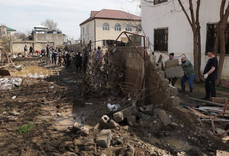 Dağıstanda 760-dan çox ev su altında qalıb