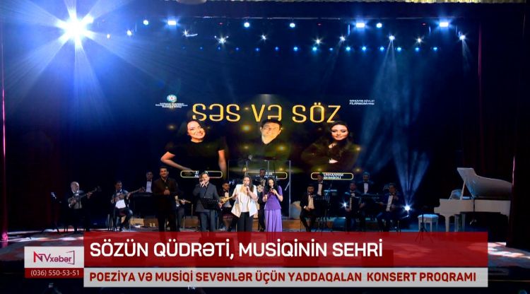 Naxçıvanda “Səs və söz” adlı möhtəşəm konsert proqramı keçirilib<font color=red> - VİDEO</font>