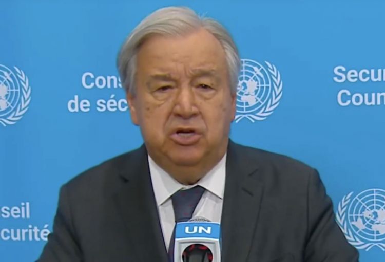BMT Baş katibi: Yaxın Şərqdə atəşkəs rejimi qorunmalı və lazım gəldikdə uzadılmalıdır