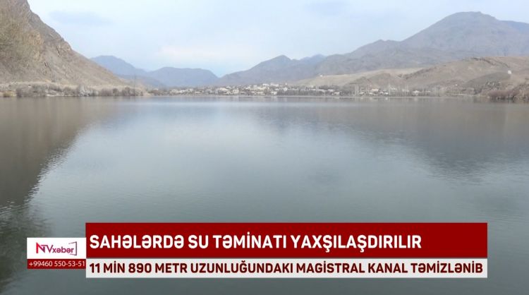 Şərurda 11 mindən çox uzunluqda magistral kanal təmizlənib<font color=red> - VİDEO</font>