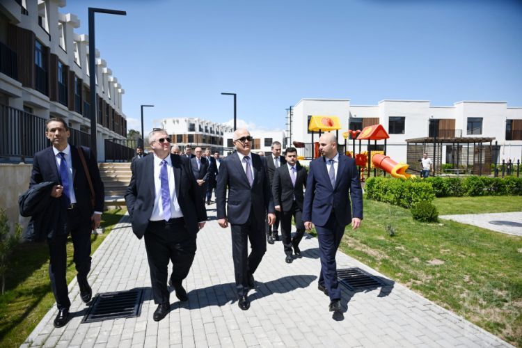 Azərbaycan və Rusiya rəsmiləri Zəngilan şəhərinə gəliblər
