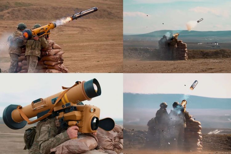 Yeni tank əleyhinə raket hədəfi dəqiq vurub