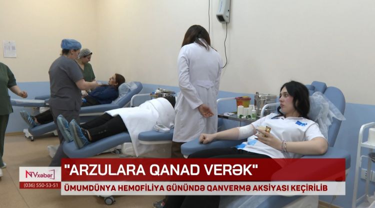 “Arzulara qanad verək” adlı qanvermə aksiyası keçirilib<font color=red> - VİDEO</font>