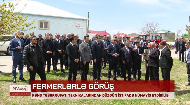 NAXÇIVANDA KƏND TƏSƏRRÜFATI TEXNİKALARINDAN DÜZGÜN İSTİFADƏ NÜMAYİŞ ETDİRİLİB<font color=red> - VİDEO</font>