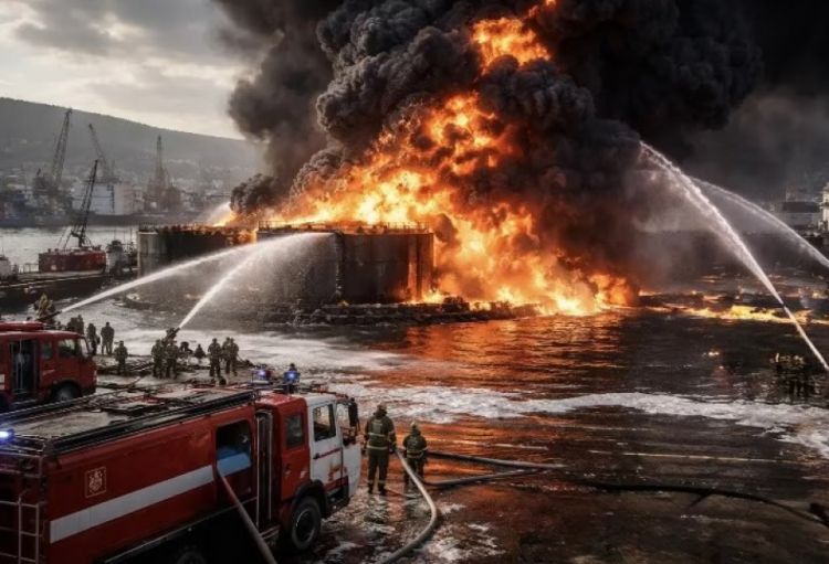 Rusiyanın Tuapse limanına dron hücumu nəticəsində bir nəfər ölüb