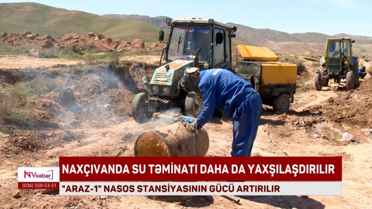 "ARAZ-1" NASOS STANSİYASININ GÜCÜ ARTIRILIR<font color=red> - VİDEO</font>