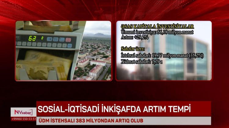 NAXÇIVANDA ÜDM İSTEHSALI 383 MİLYONDAN ARTIQ OLUB<font color=red> - VİDEO</font>