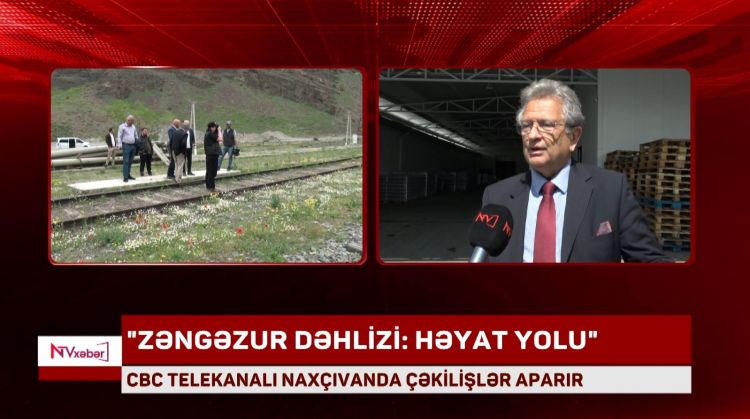 CBC TELEKANALI NAXÇIVANDA ÇƏKİLİŞLƏR APARIR<font color=red> - VİDEO</font>