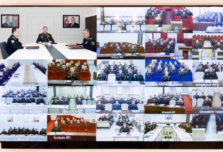 Bu ilin 3 ayında qeydə alınmış 7738 cinayətin 85,9 faizinin açılması təmin olunub<font color='red'> - DİN-də kollegiya iclası</font>