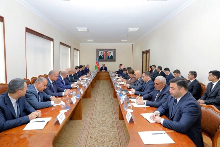 Naxçıvan Muxtar Respublikasının Nazirlər Kabinetində müşavirə keçirilib<font color=red> - FOTOLAR</font>