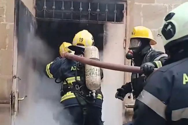 Bakıda internat məktəbinin yataqxanasında yanğın olub