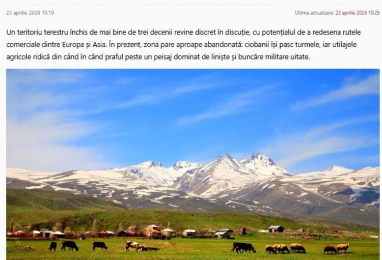 Rumın mediası: Qafqazda yeni marşrut gündəmdədir, Avropa-Asiya ticarət yolları dəyişə bilər