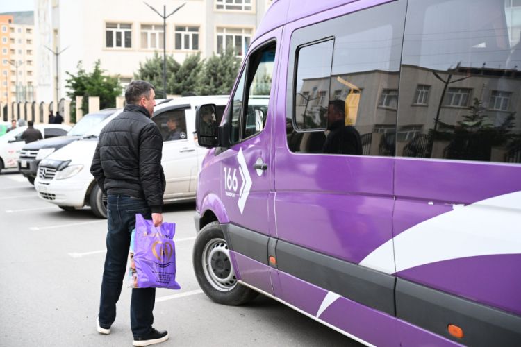 Ağdam şəhərinə növbəti köç karvanı yola salınıb<font color=red> - FOTOLAR</font>