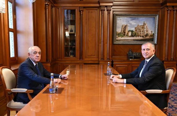 Əli Əsədov Gürcüstanın Azərbaycandakı səfirini səlahiyyətinin bitməsi ilə bağlı qəbul edib