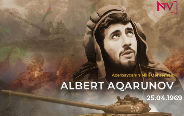 Bu gün Azərbaycanın Milli Qəhrəmanı Albert Aqarunovun doğum günüdür 