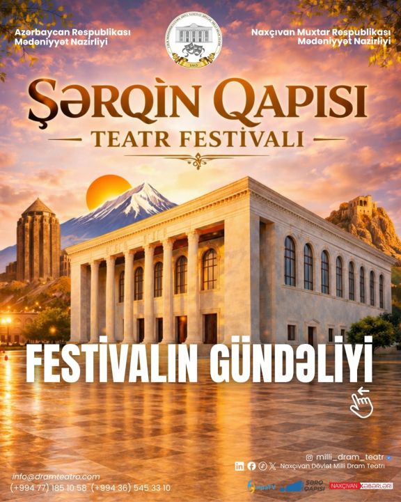 Naxçıvanda “Şərqin qapısı” Teatr Festivalı keçiriləcək