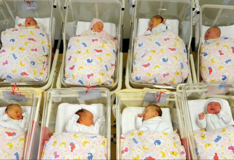 Almaniyada doğum sayı son səksən ildə ən aşağı səviyyəyə düşüb