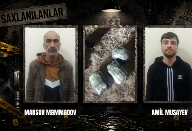 Bərdədə 8 kiloqramdan artıq narkotik vasitə aşkarlanıb