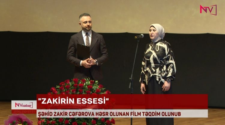 Şəhid Zakir Cəfərova həsr olunan film təqdim olunub<font color=red> - VİDEO</font>