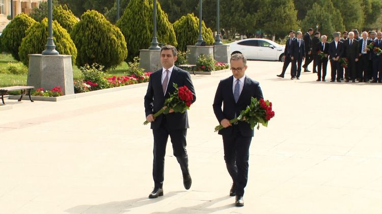 Azərbaycan, Türkiyə və Gürcüstandan olan din xadimləri Naxçıvana səfər edib<font color=red> - VİDEO</font>