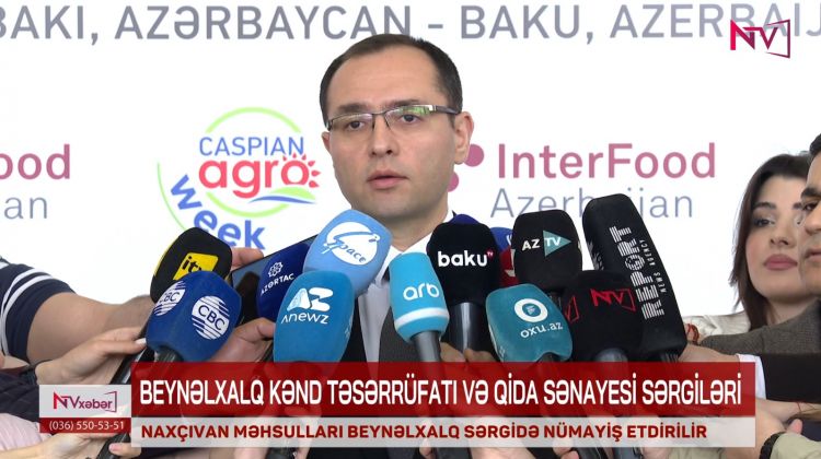 Məcnun Məmmədov: “Caspian Agro Week” beynəlxalq təcrübə mübadiləsinin genişləndirilməsinə xidmət edir<font color=red> - VİDEO</font>