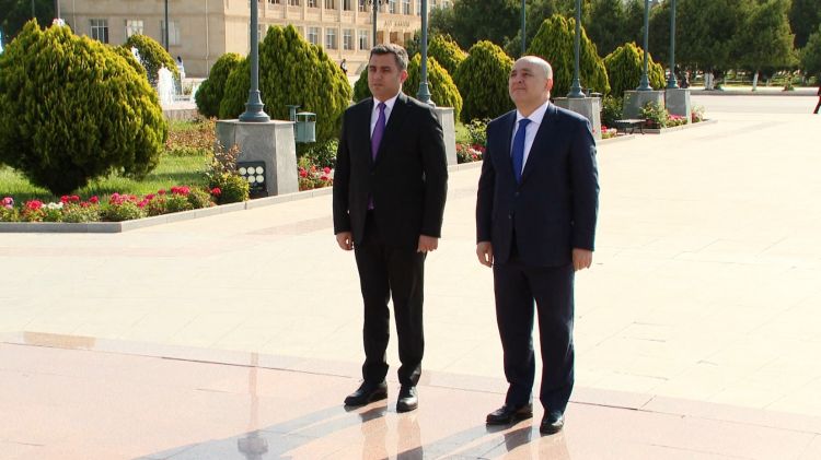 Azərbaycan Respublikası Dövlət Gömrük Komitəsinin sədri Naxçıvan Muxtar Respublikasına səfər edib<font color=red> - VİDEO</font>