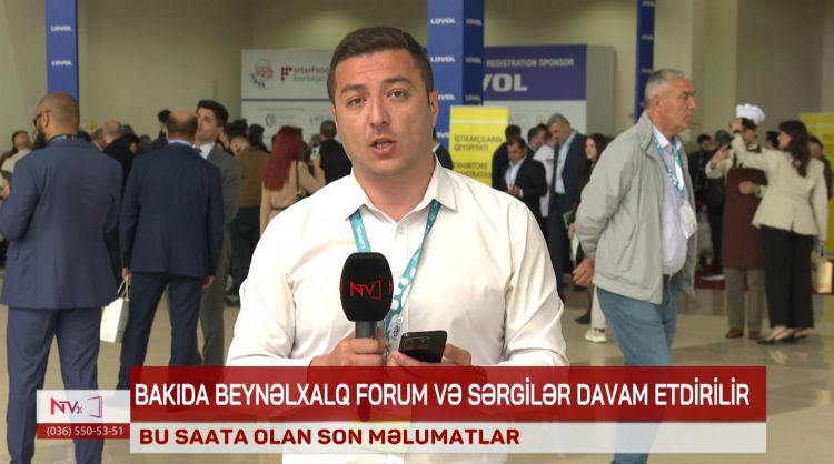 BAKIDA BEYNƏLXALQ FORUM VƏ SƏRGİLƏR DAVAM ETDİRİLİR<font color=red> - VİDEO</font>