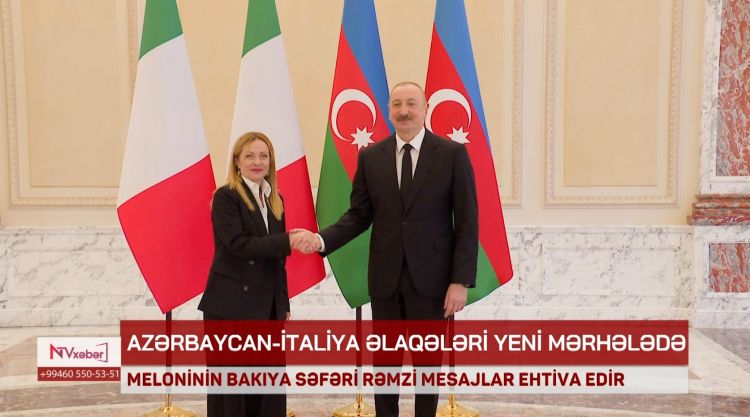 AZƏRBAYCAN - İTALİYA ƏLAQƏLƏRİ YENİ MƏRHƏLƏDƏ<font color=red> - VİDEO</font>