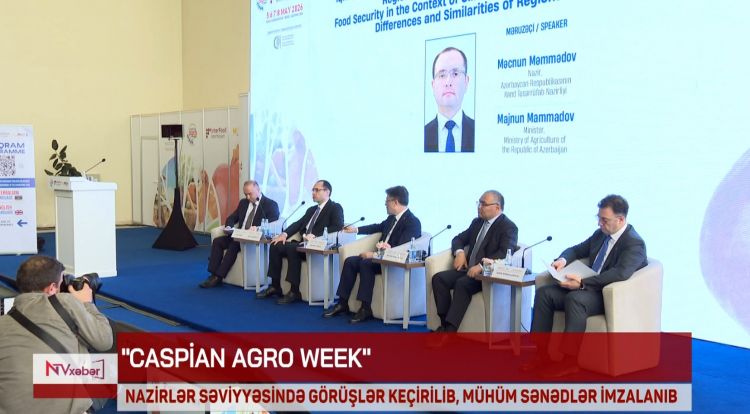 “Caspian Agro Week”də nazirlər səviyyəsində görüşlər keçirilib<font color=red> - VİDEO</font>