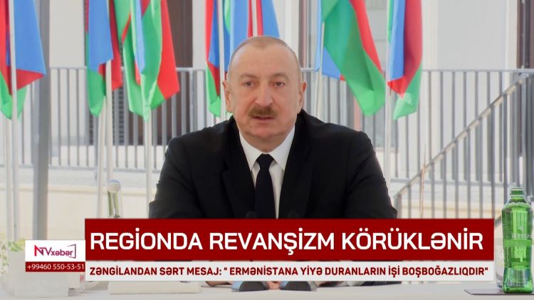 ZƏNGİLANDAN SƏRT MESAJ: "ERMƏNİSTANA YİYƏ DURANLARIN İŞİ BOŞBOĞAZLIQDIR"<font color=red> - VİDEO</font>