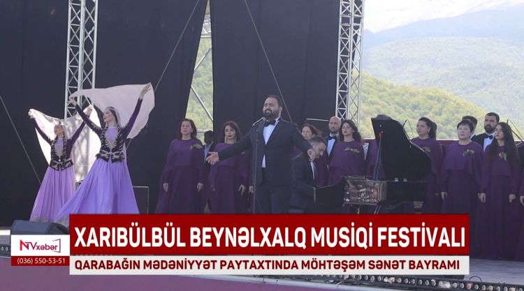 QARABAĞIN MƏDƏNİYYƏT PAYTAXTINDA MÖHTƏŞƏM SƏNƏT BAYRAMI<font color=red> - VİDEO</font>
