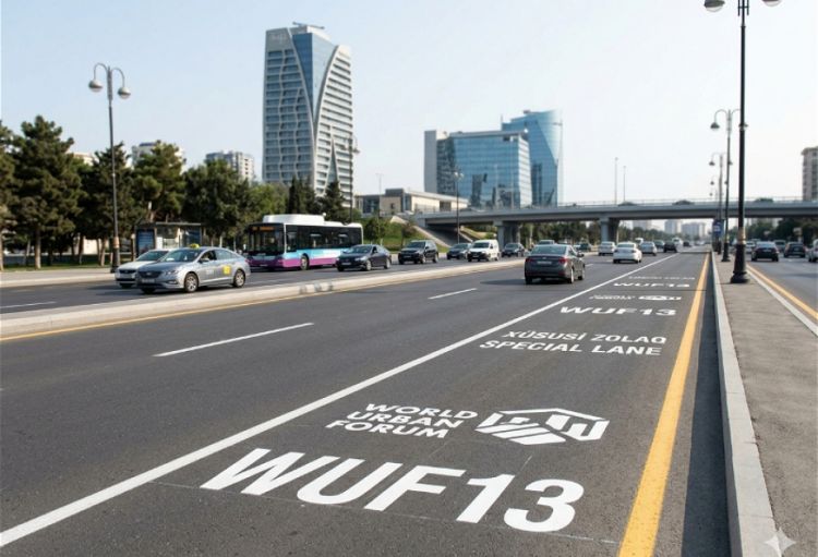 Sabahdan WUF13 ilə bağlı çəkilmiş avtobus zolaqlarına daxil olan nəqliyyat vasitələri cərimələnəcək
