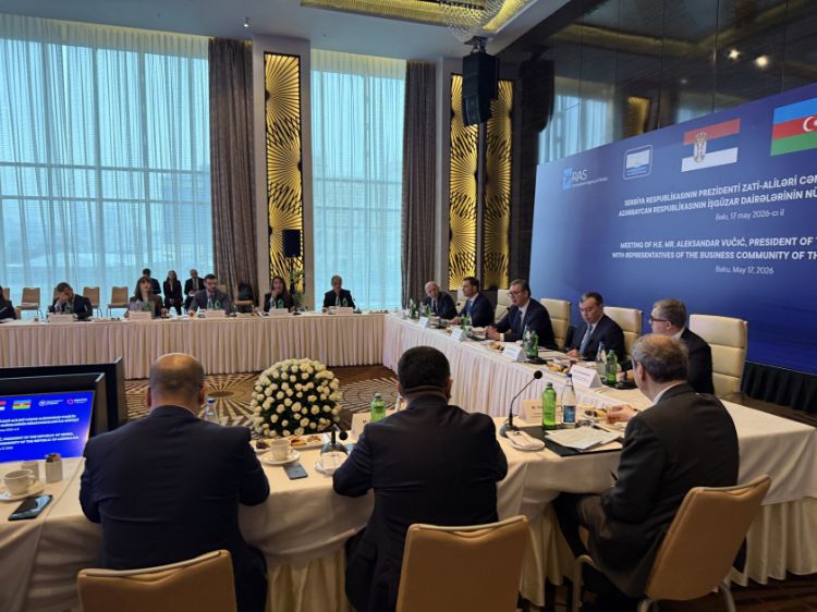 Aleksandar Vuçiç: Azərbaycan şirkətlərinin Serbiya bazarında fəaliyyəti gələcək iqtisadi tərəfdaşlıq üçün mühüm imkanlar yaradır<font color=red> - FOTOLAR</font>