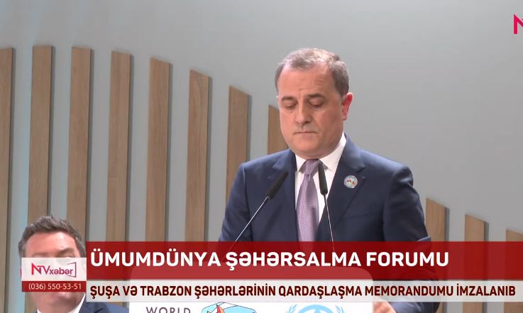 WUF13-DƏ ŞUŞA VƏ TRABZON ŞƏHƏRLƏRİNİN QARDAŞLAŞMA MEMORANDUMU İMZALANIB<font color=red> - VİDEO</font>