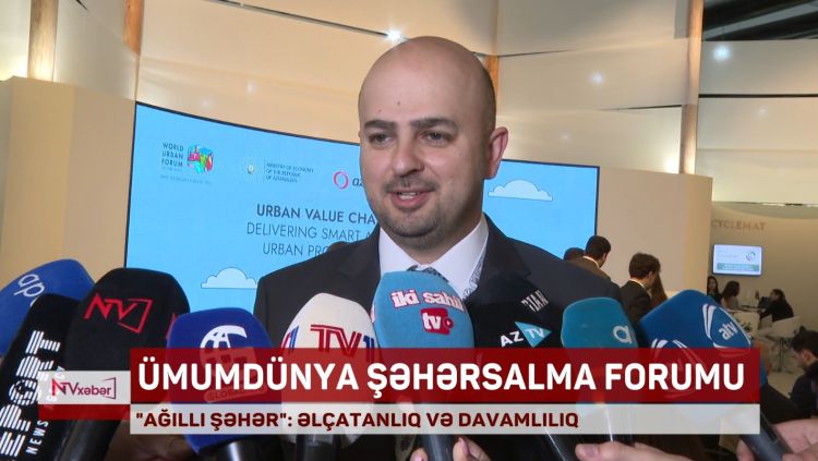 Vahid Hacıyev WUF13-də Azərbaycanın postmünaqişə dövründə bərpa təcrübəsindən danışıb<font color=red> - VİDEO</font>